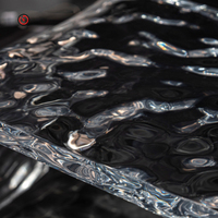Taille et forme personnalisées en usine TT table en résine époxy table basse de luxe en cristal de platine