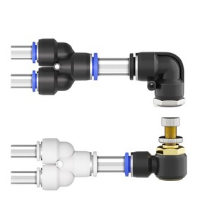Qingze Pneumatic <b>Quick</b> Coupler Y Type Reducing Tee Plastic <b>Quick</b> <b>Connector</b> For Air Hose 8-4/10-6/16-12 - Product Image 1
