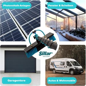 <span class=keywords><strong>Balai</strong></span> télescopique extensible Sillar avec tuyau d'arrosage de 3,95 mètres, réservoir de détergent, panneaux de nettoyage, polyvalent pour la maison, les camions et les voitures - Product Image 5