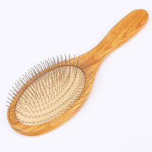 Wanmei Wooden Hair Comb Steel Needle Air Cushion Massage Styling <b>Tool</b> Big Size For Home Wig Care <b>Smoothing</b> - Product Image 2
