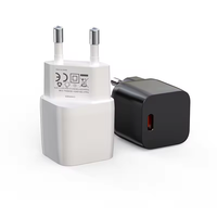 Mini chargeur USB ue 20W adaptateur de voyage à charge rapide prise murale d'alimentation Mobile pour accessoires iPhone certificat ETL FCC RoHS