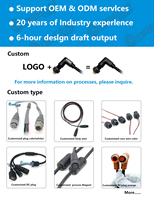 Câble Connecteur M12 DREAM, Vente Chaude, IP67, 4 Broches, 5 Broches, Étanche, Mâle-Femelle, Rallonge pour Éclairage Extérieur