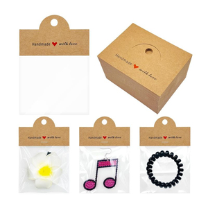 Tùy chỉnh in rõ ràng Giấy bóng kính <span class=keywords><strong>resealable</strong></span> EVA OPP hangking kẹp tóc thẻ tiêu đề bao bì túi - Product Image 2