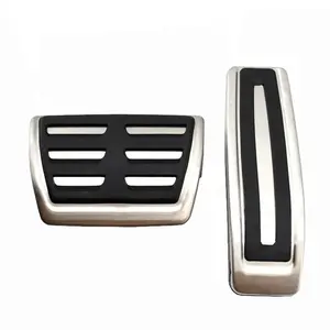 Anti-Slip Aluminum Auto No Drilling Accelerator Brake Gas Pedal Pads Covers For Audi Q7