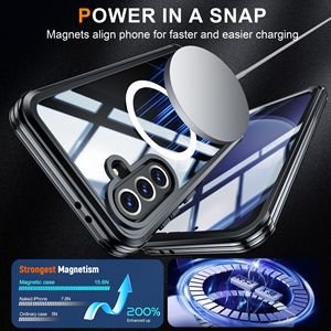 Funda Transparente Compatible con <span class=keywords><strong>Samsung</strong></span> A36 y <span class=keywords><strong>A53</strong></span>, Diseño de Armadura, Cobertura Total, con Desbloqueo de <span class=keywords><strong>Huella</strong></span> Dactilar, Agarre Magnético para Exteriores - Product Image 3