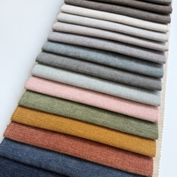 Tissus en chenille 100% polyester tissés unis personnalisés 440 g/m² pour l'ameublement intérieur, usage industriel, marché arabe
