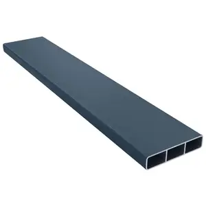 Aluminium profile für Sichtschutz latten Aluminium zaun Extrudierte Aluminium-Flexzaun-Lamellen systeme