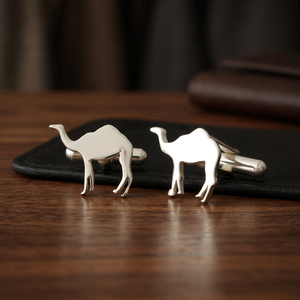 Mancuernillas de Latón CAMEL para Bodas y Fiestas Formales - Product Image 3