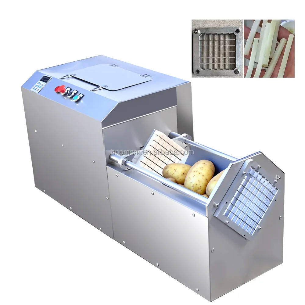 Auto Potato Radish Carrot Cutting Machine Excellent Radish Strip Cutting Machine Industrial Potato Cutter