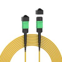 MTP MPO kabel bagasi MPO kabel Patch OS2 tipe B Komunikasi Pusat Data Multi Mode