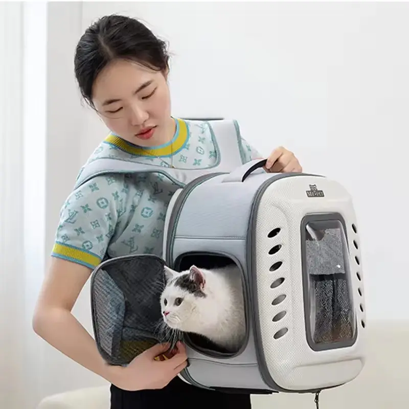 Bolsas de transporte para gatos, transpirables, para mascotas, para perros pequeños, mochila para gatos, cápsula espacial de viaje, jaula, bolsa de transporte para mascotas, bolsa de transporte para gatos