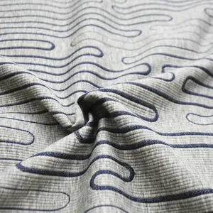 Домашний текстиль, 100% полиэстер, трикотажная жаккардовая ткань для матрасов