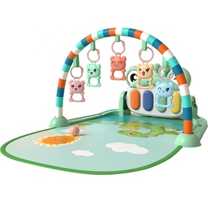 Couverture de jeu pour bébé Tapis de gym pour nouveau-né Pédale Piano Fitness Rack Playmat Musique légère Ramper Activité Tapis Jouet Cadeau pour bébé - Product Image 1