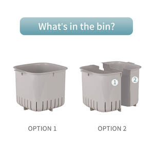 Poubelle de cuisine en plastique PP écologique avec seau intérieur - Product Image 3