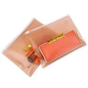Petit sac en PVC transparent personnalisé avec fermeture éclair pour cosmétiques, bijoux, emballage de bagues, pochette zippée - Product Image 4