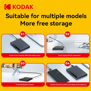 New Durable Kodak PHDD P190 for External HDD 800GB-1.5TB USB3.0-Micro B Lightweight for Desktop Travel Laptop Data Storage - Product Image 5