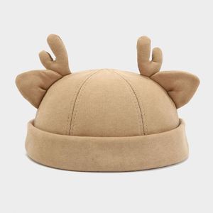 Artistic Fresh Stylish Antlers Ears Baseball Cap Women Outdoor Solid Color Leisure Docker <b>Hat</b> - Product Image 4