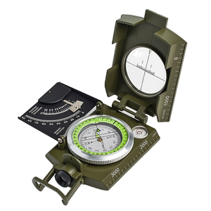 <span class=keywords><strong>Boussole</strong></span> <span class=keywords><strong>de</strong></span> visée Lensatic avec clinomètre lumineux pour la randonnée et la navigation en camping - Product Image 3