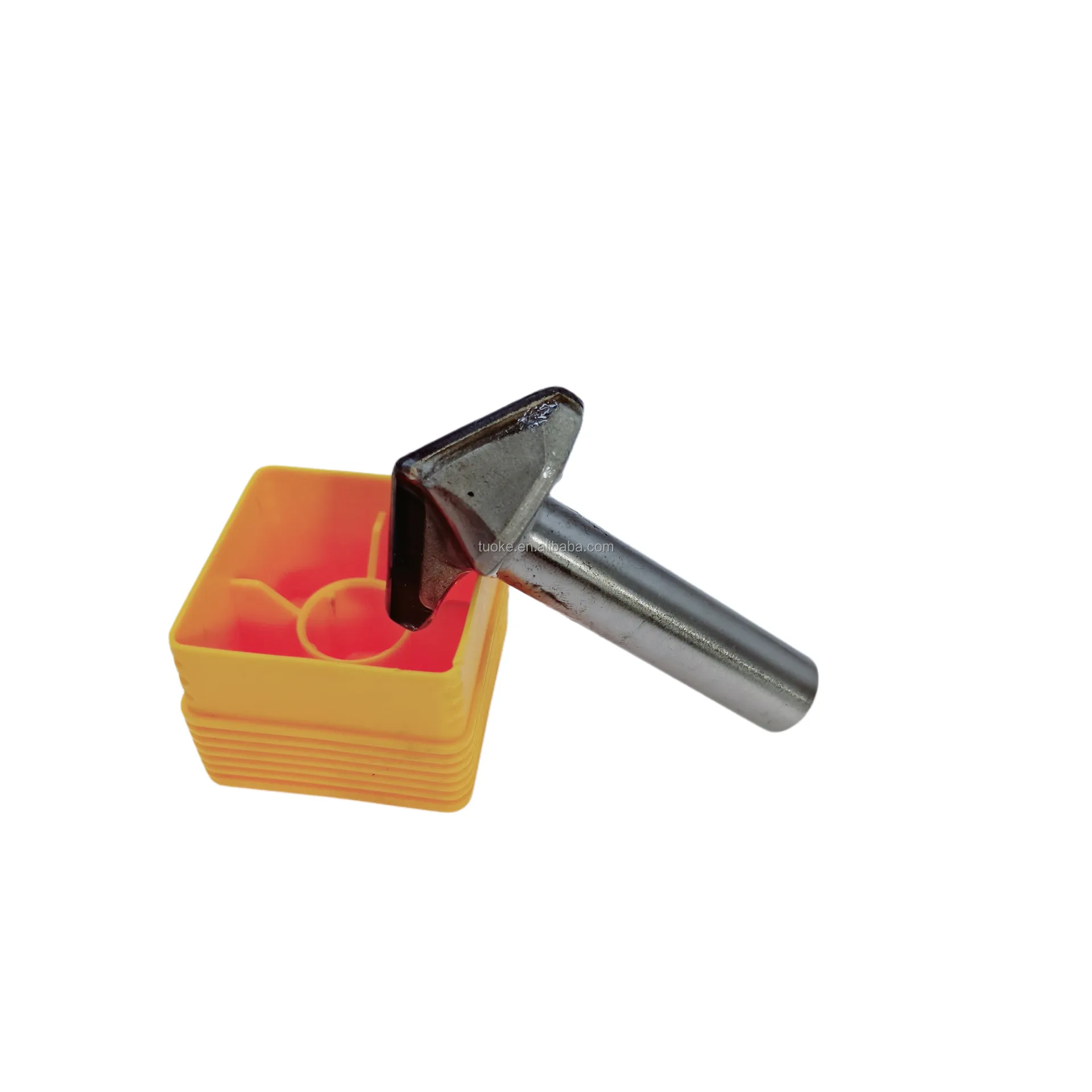 TUOKE TK2145 woodworking tools drill bits shank 12mm Diamond for milling cutter wood V-120 type bit