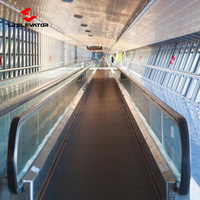 Ascenseur commercial, escalier roulant et passerelle mobile pour aéroport, métro, centre commercial avec design moderne en acier inoxydable - Prix usine