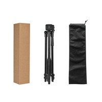 Tripod Aluminium Seri 3110, Dapat Diperpanjang, Ringan, Dilengkapi Pengunci Putar, Waterpass, Dudukan Ponsel, dan Remote Control