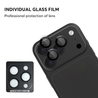 Protection d'écran et objectif d'appareil photo individuels pour iPhone 18 Pro, verre trempé 9H