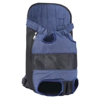 Sac à dos de transport respirant pour chien à imprimé animalier du Vietnam, avec fermeture éclair, pour chiens de petite, moyenne et grande taille, positionnement des pattes vers l'avant, sac de voyage