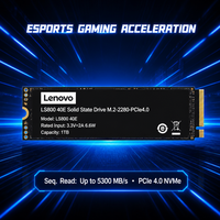 SSD Lenovo LS800 40E M.2 PCIe 4.0 Asli 5300MB/s 512GB 1TB 2TB NVMe 2280 Solid State Disk untuk Peningkatan Workstation Teknik