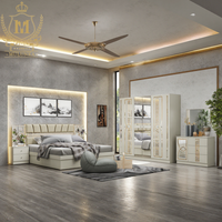 Ensemble de chambre moderne B2B, mobilier en bois MDF personnalisable avec fonction massage, nouveau design, direct usine, mobilier de maison, ensembles de lits et de chambres en promotion