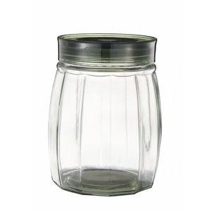 Frasco <span class=keywords><strong>de</strong></span> Vidrio Grande <span class=keywords><strong>de</strong></span> 1.7L <span class=keywords><strong>con</strong></span> <span class=keywords><strong>Tapa</strong></span> Hermética, Recipiente para Almacenar Alimentos, Granos, Té, Encurtidos - Product Image 5