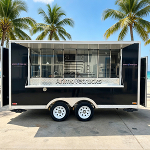 Camion de restauration mobile commercial de style londonien, entièrement équipé pour la vente de gaufres, <span class=keywords><strong>crêpes</strong></span>, desserts, <span class=keywords><strong>crêpes</strong></span> sucrées et beignets - Product Image 3