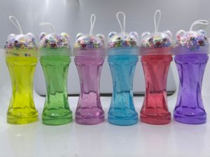 Ensemble de slime transparent dans 6 couleurs néon, extra-extensible, jouet anti-stress DIY, non toxique, amusant pour les enfants et sûr pour les jeunes. - Product Image 2