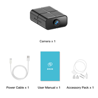 Mini caméra de sécurité sans fil HD portable WIFI pour la maison, le bureau, la surveillance intérieure et extérieure avec vision nocturne et détection de mouvement