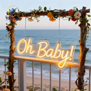 Insegna LED al Neon 3D Personalizzata in Acrilico e Acciaio Inossidabile per Matrimoni, Feste, Aziende e Decorazioni - Impermeabile IP65, Dimensioni e Colori Personalizzabili - Product Image 1