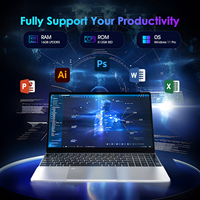 Ordinateur Portable Professionnel 15,6 Pouces Processeur Core N95 RAM 16 Go SSD 256 Go 512 Go Ultra Fin Nouveauté
