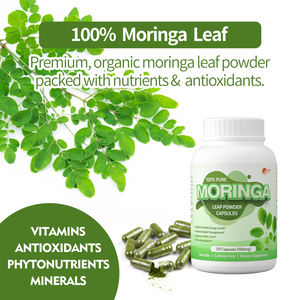 Kapsul Moringa kualitas tinggi mendukung kesehatan prostat Natural Herbal suplemen grosir jumlah besar OEM Label pribadi Moringa - Product Image 3