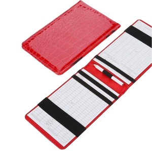 Alligator Pattern PU Leather <span class=keywords><strong>Golf</strong></span> Crocodile Pattern <span class=keywords><strong>Golf</strong></span> Scorecard Holder and Yardage Book Cover Case Protector - Product Image 2