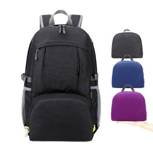 Custom Fashion Lightweight Sport <b>Foldable</b> <b>Backpack</b> Waterproof Nylon Lining with Zipper Closure - Product Image 1