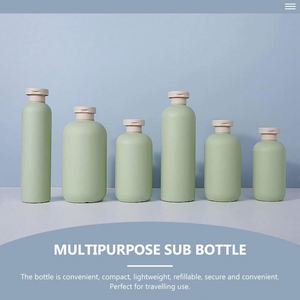 ขวดพลาสติก HDPE สีเขียวอะโวคาโด ขนาด 200/260/300/400/500 มล. แบบบีบได้ สำหรับโลชั่น แชมพู ครีมนวดผม  พร้อมฝาเกลียว พิมพ์ลายสกรีน - Product Image 4