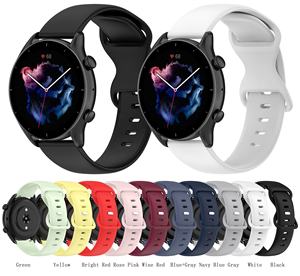 Correa de reloj de silicona Eraysun de 22mm para Amazfit <span class=keywords><strong>GTR3</strong></span>/<span class=keywords><strong>GTR3</strong></span> <span class=keywords><strong>PRO</strong></span>/GTR2/StratoS, correa de reloj a precio de fábrica - Product Image 2