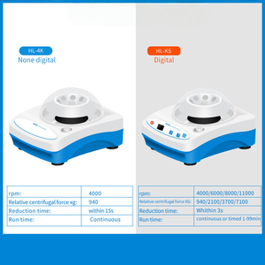 Centrifugeuse de laboratoire Veidt Lab Mini 4000 tr/min à vitesse fixe pour tubes à essai de 0,2 ml, 1,5 ml, 2 ml, centrifugeuse manuelle haute vitesse HL-4K - Product Image 3