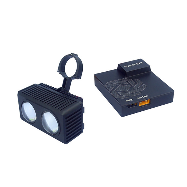 Tarot 60W TL3301 Drone Searchlight Dimmable Drone Search Light for 1" Diameter Arm Drone Multi-Rotor