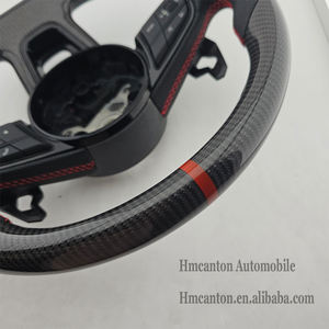 Volante Deportivo de Fibra de Carbono y Cuero Perforado para Modelos Audi A3 A4 A4L A5 A7L A8 Q5 Q7 B9 A6 R8 - Product Image 6