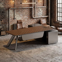 Bureau de direction professionnel Taiho Eco-Paint, surface en bois grainé à dureté 3H, panneau E1, mobilier administratif