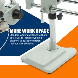 <span class=keywords><strong>Microscope</strong></span> de réparation <span class=keywords><strong>SMD</strong></span> à bras articulé trinoculaire 7x - 50x pour téléphone portable, outil de soudage de précision pour circuits imprimés - Product Image 4