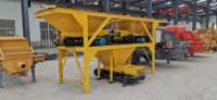 Petite centrale à béton mobile prête à l'emploi, machine à béton PLD600 PLD800