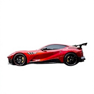 Kit carrosserie complet en fibre de carbone avec jupes latérales et diffuseur arrière pour Ferrari 812 Superfast, style OEM, garnitures de carrosserie extérieures - Product Image 4