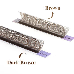 NAGARAKU ब्राउन YY आकार हाथ से बुने हुए प्रीमियम मिंक नरम प्रकाश प्राकृतिक <span class=keywords><strong>eyelashes</strong></span> एक्सटेंशन मेकअप मेष नेट पार झूठी बरौनी - Product Image 3