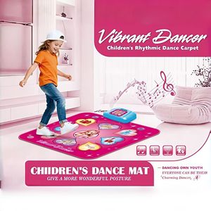 Alfombra de Baile Electrónica para Niños con Músicas Personalizables y Botones Luminosos, Ideal para Regalos de Cumpleaños - Product Image 6