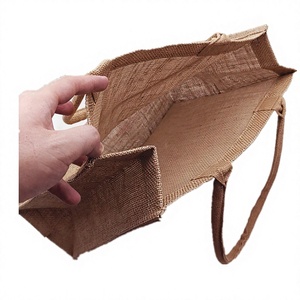 Jute Tote Lifestyle Shopping <b>Bag</b> Eco Friendly Reusable Natural Jute Carry <b>Bag</b> Custom Logo Wholesale Made In Bangladesh - Product Image 6